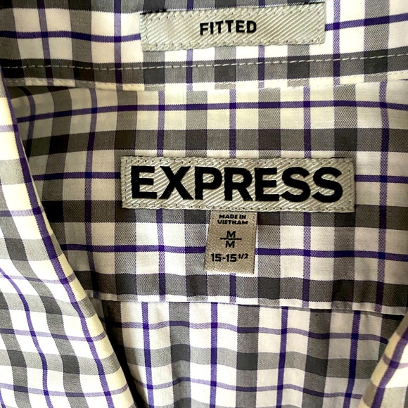 Express fitted men’s button down size medium - Picture 5 of 7